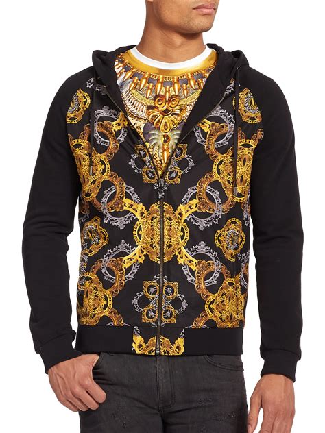 versace hoodie sweater|versace hoodie men's sale.